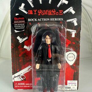 Gerard Way 2005 My Chemical Romance Rock Action Figure With Coffin And Gun NIB